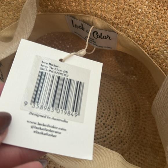 Lack of color inca bucket hat - Picture 3 of 3